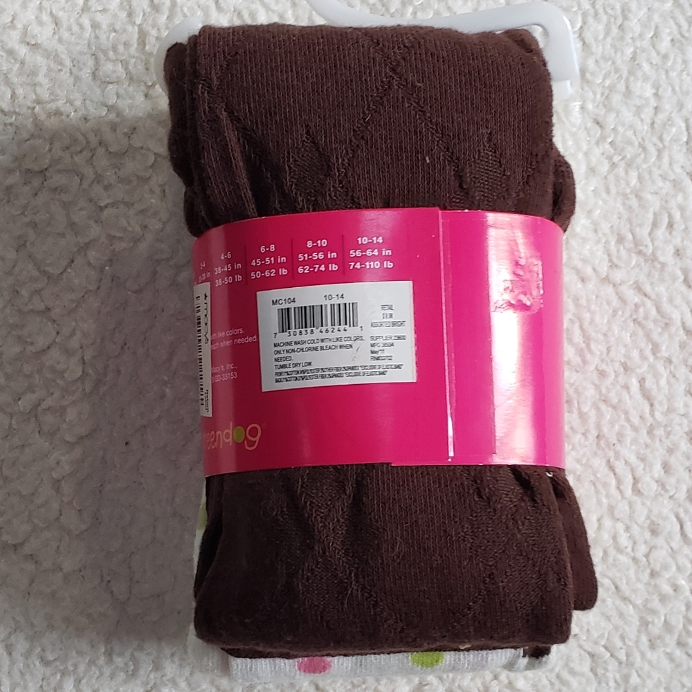 Greendog Girl's Tights - 2pk - Picture 2 of 3